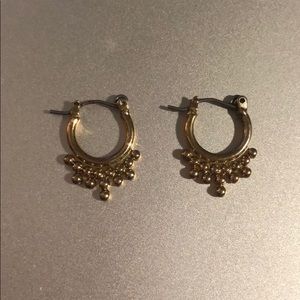 Studded Detail Hoop Earring